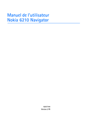 Nokia 6210 Manuel De L'utilisateur