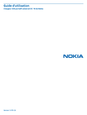 Nokia DC-18 Guide D'utilisation