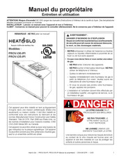 Heat & Glo PROV-I35-IPI Manuel Du Propriétaire