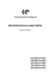 CONTINENTAL EDISON CE1DF311SV Guide D'utilisation