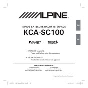 Alpine KCA-SC100 Mode D'emploi