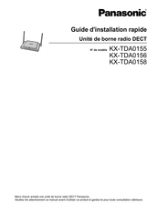 Panasonic KX-TDA0158 Guide D'installation Rapide
