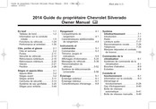 Chevrolet Silverado 2014 Guide Du Propriétaire