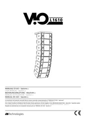 dB Technologies VIO L1610 Manuel D'utilisation