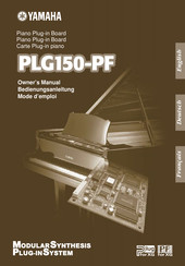 Yamaha PLG150-PF Mode D'emploi