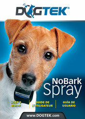 Dogtek NoBark Spray Guide De L'utilisateur