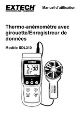 Extech Instruments SDL310 Manuel D'utilisation