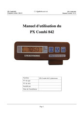 Lykketronic PX Combi 842 Manuel D'utilisation