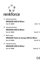 Renkforce MX26USB Mode D'emploi