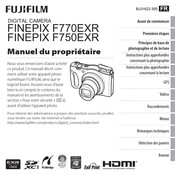 FujiFilm FINEPIX F750EXR Manuel Du Propriétaire