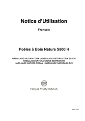 Fogo Montanha Natura S500 H Notice D'utilisation