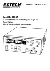 Extech Instruments DCP42 Manuel D'utilisation