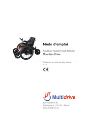 JST Mountain Drive Mode D'emploi