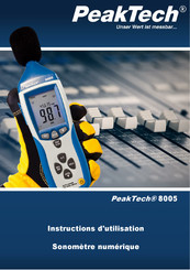 Peaktech 8005 Instructions D'utilisation