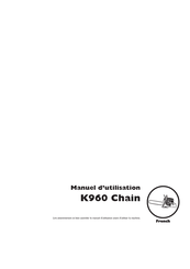 Husqvarna K960 Chain Manuel D'utilisation