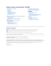 Dell 2407WFP Guide De L'utilisateur