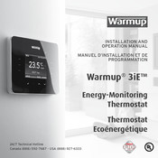 Warmup 3iE Manuel D'installation Et De Programmation