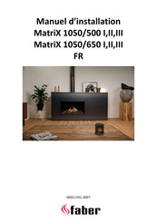 Faber MatriX 1050/500 III Manuel D'installation