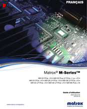 Matrox M9128 LP PCIe Guide D'utilisation