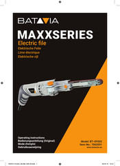 Batavia MAXXSERIES BT-EF002 Mode D'emploi