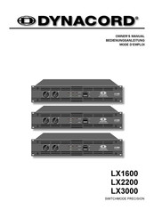 Dynacord LX1600 Mode D'emploi
