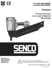 ISANTA SENCO FramePro325 FRHXP Mode D'emploi