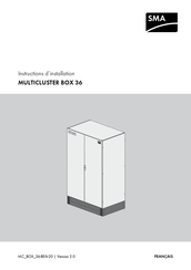 SMA MULTICLUSTER BOX 36 Instructions D'installation