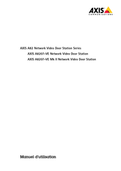 Axis Communications A8207-VE Manuel D'utilisation