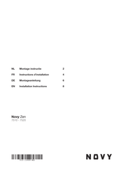 Novy Zen 7510 Instructions D'installation