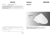 Toto WASHLET SW2033R Mode D'emploi