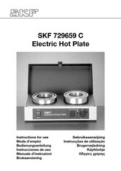 SKF 729659 C Mode D'emploi