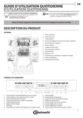 Bauknecht BCBO 3T122 PX CH Guide D'utilisation Quotidienne