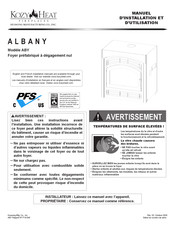 Kozy Heat Fireplaces ALBANY ABY Manuel D'installation Et D'utilisation