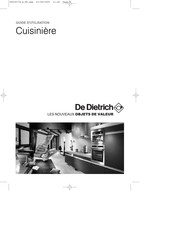 De Dietrich DCI499WE12 Guide D'utilisation