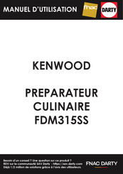 Kenwood FDM31 Manuel D'utilisation