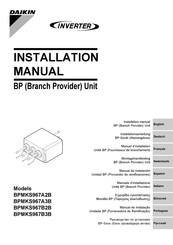 Daikin BPMKS967B2B Manuel D'installation