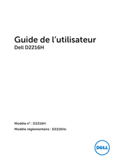 Dell D2216Hc Guide De L'utilisateur