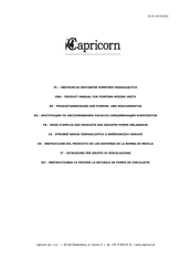 Capricorn Wilo Star RS 15/6 Mode D'emploi
