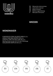 Weelko Monowaxer WKE009 Mode D'emploi