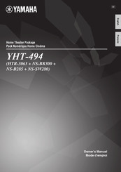 Yamaha HTR-3063 Mode D'emploi