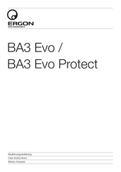 Ergon BA3 Evo Protect Mode D'emploi