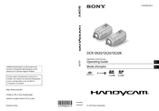 Sony HANDYCAM DCR-SX20K Mode D'emploi