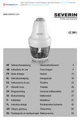 SEVERIN UZ 3861 Mode D'emploi