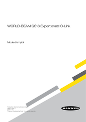 Banner WORLD-BEAM QS18 Expert avec IO-Link Mode D'emploi