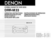 Denon DRR-M33 Mode D'emploi