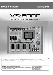 Roland VS-2000 Mode D'emploi