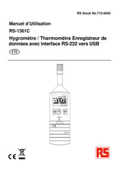 RS RS-1361C Manuel D'utilisation