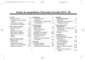 Chevrolet Corvette 2015 Guide Du Propriétaire