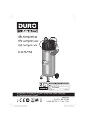DURO PRO D-K 242/50 Instructions D'origine