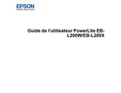 Epson EB-L200X Guide De L'utilisateur